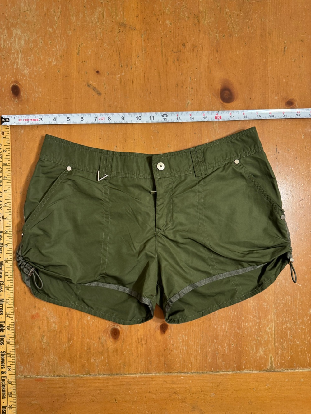 bebe Olive Green Athletic Shorts